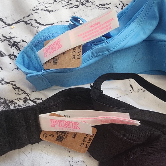 2 Pink by Victoria Secret bras 36c - Picture 3 of 4